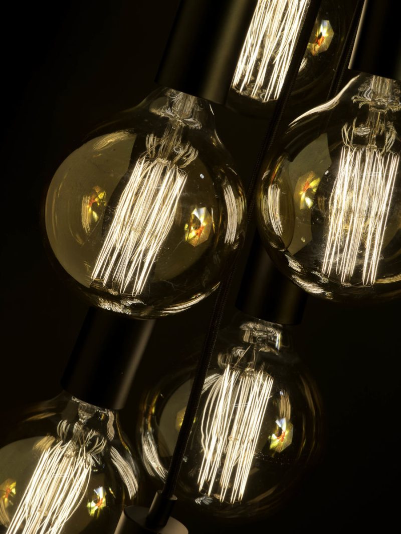 Metalen retro hanglamp zwart It's About RoMi Oslo - Afbeelding 4