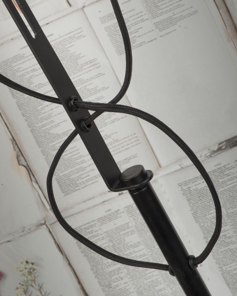 Metalen retro vloerlamp zwart It's About RoMi Seattle - Afbeelding 3