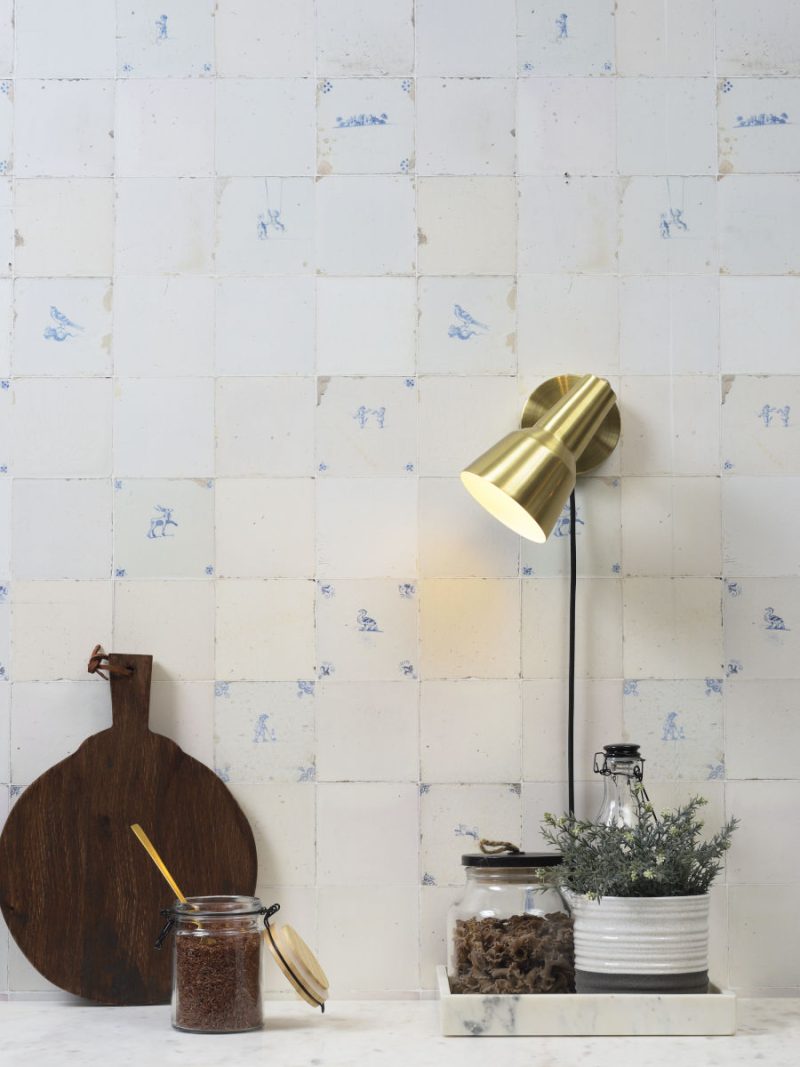 Metalen retro wandlamp goud It's About RoMi Valencia - Afbeelding 6