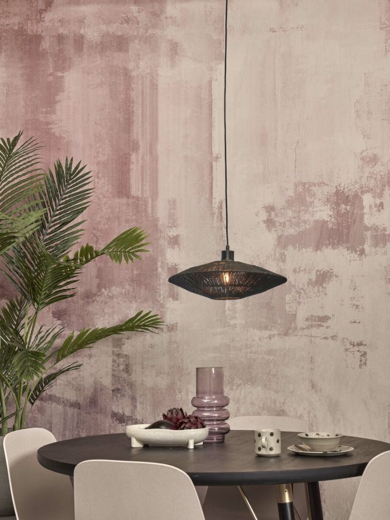 Metalen rieten zwarte hanglamp boheems GOOD&MOJO Iguazu - Afbeelding 10