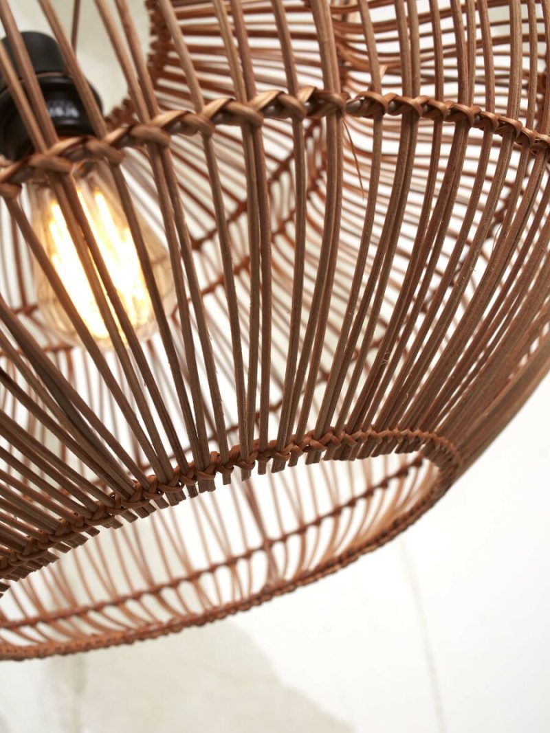 Metalen rotan naturel bohemian hanglamp GOOD&MOJO Zanzibar - Afbeelding 3