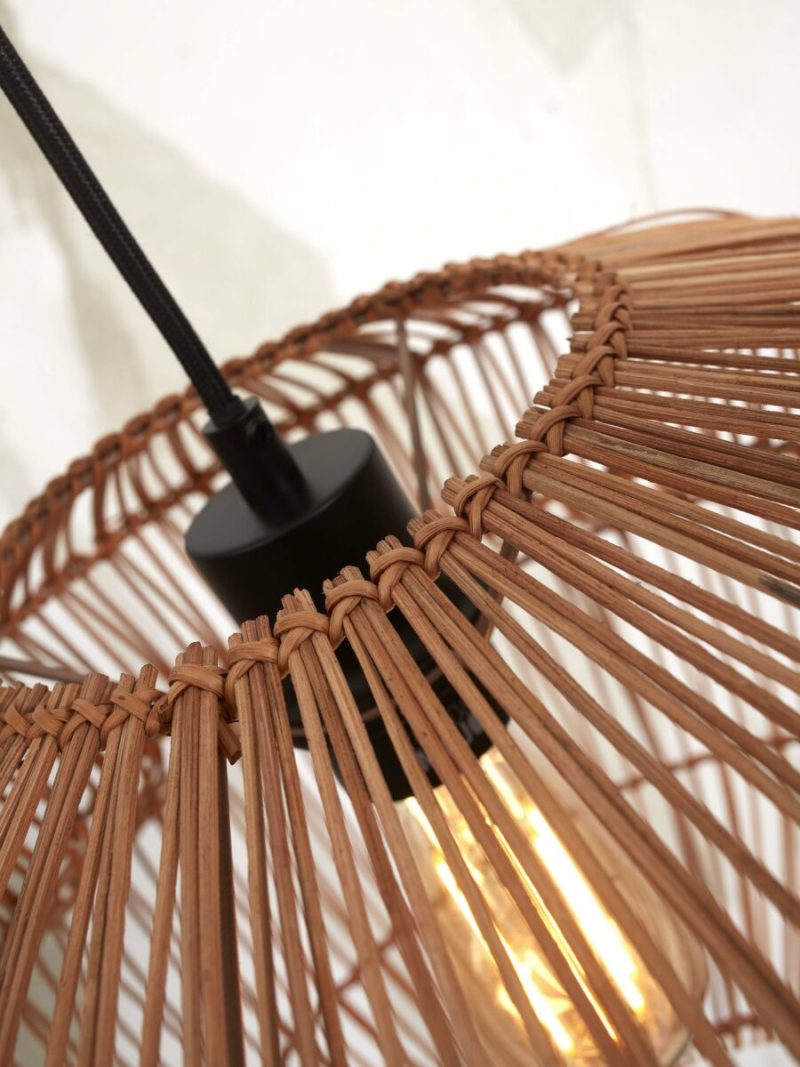 Metalen rotan naturel bohemian hanglamp GOOD&MOJO Zanzibar - Afbeelding 4
