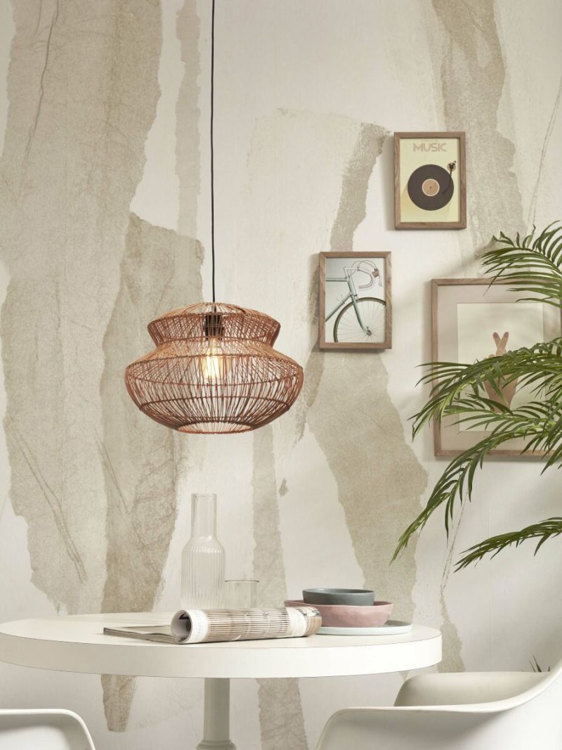 Metalen rotan naturel bohemian hanglamp GOOD&MOJO Zanzibar - Afbeelding 9