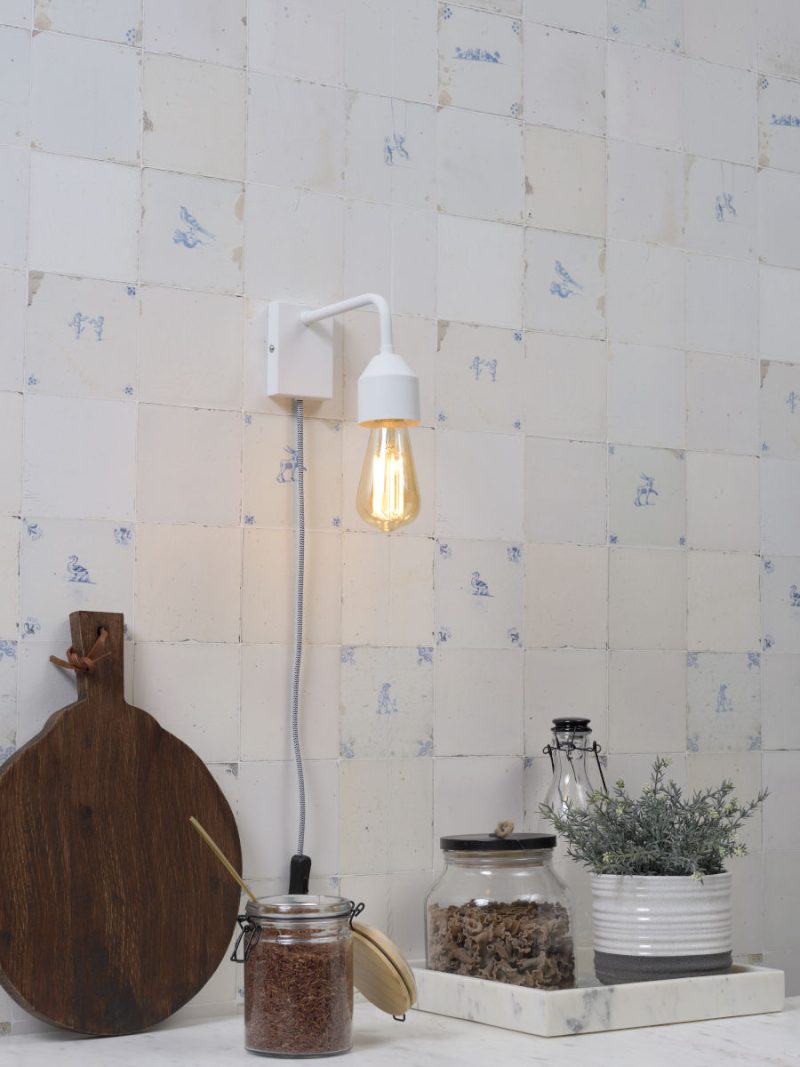 Metalen veelvormige wandlamp wit It's About RoMi Madrid - Afbeelding 5