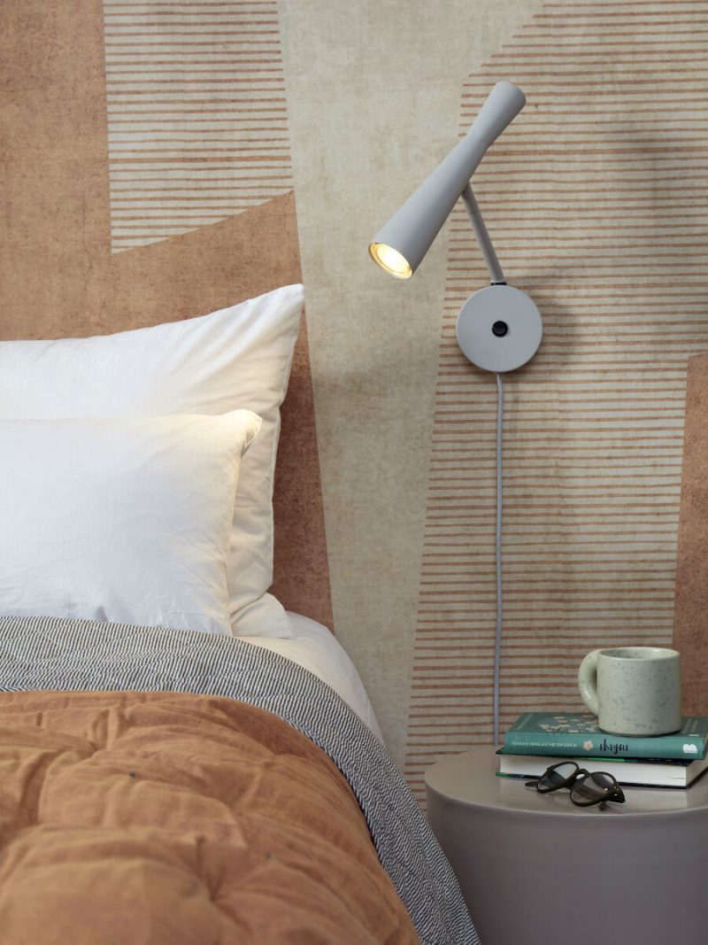 Metalen wandlamp retro grijs It's About RoMi Bordeaux - Afbeelding 5