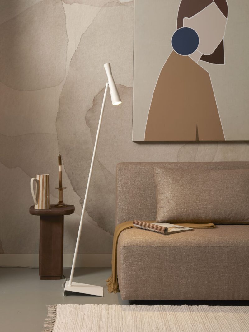 Metalen witte retro vloerlamp It's About RoMi Bordeaux - Afbeelding 5