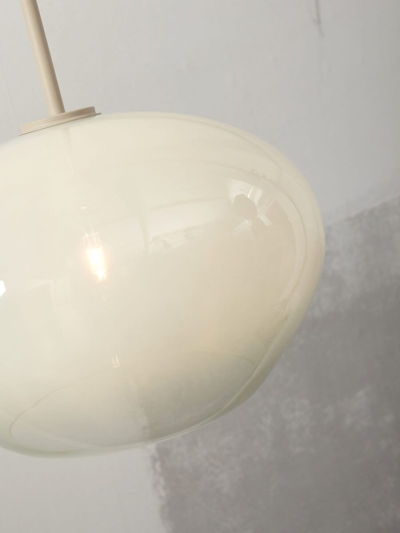 Moderne metaal glazen hanglamp wit It's About RoMi Bologna - Afbeelding 2