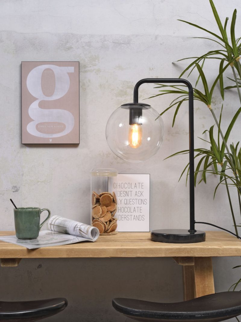 Moderne metalen zwarte tafellamp It's About RoMi Warsaw - Afbeelding 2