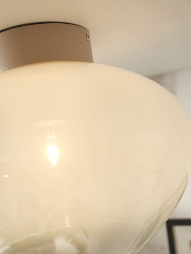 Moderne witte plafonnière metaal glas It's About RoMi Bologna - Afbeelding 4