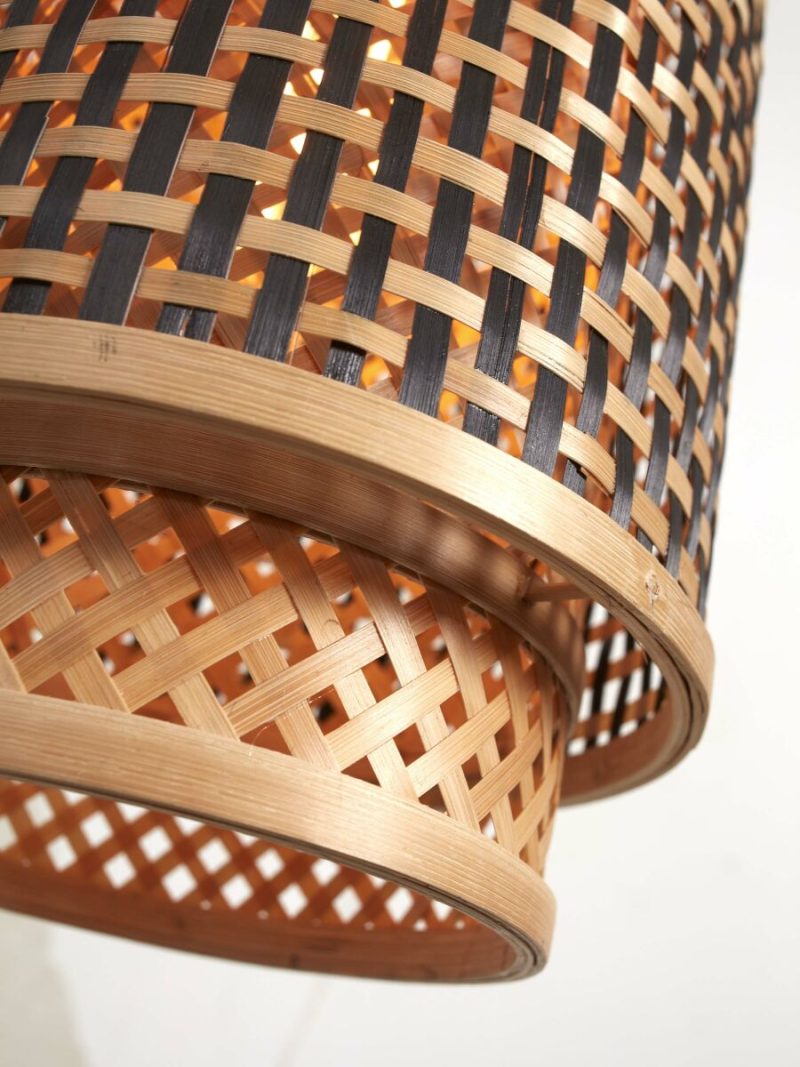 Naturel bamboe boheems hanglamp GOOD&MOJO Bhutan - Afbeelding 6