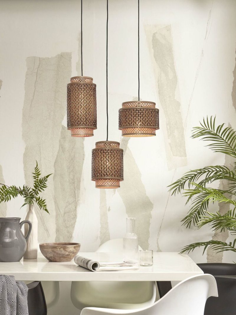 Naturel bamboe boheems hanglamp GOOD&MOJO Bhutan - Afbeelding 10