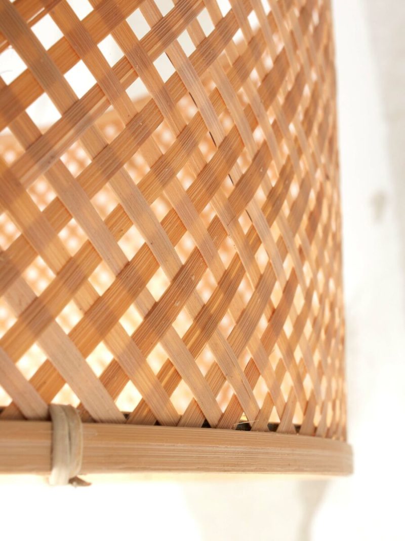 Naturel bamboe boheemse vloerlamp GOOD&MOJO Java - Afbeelding 6