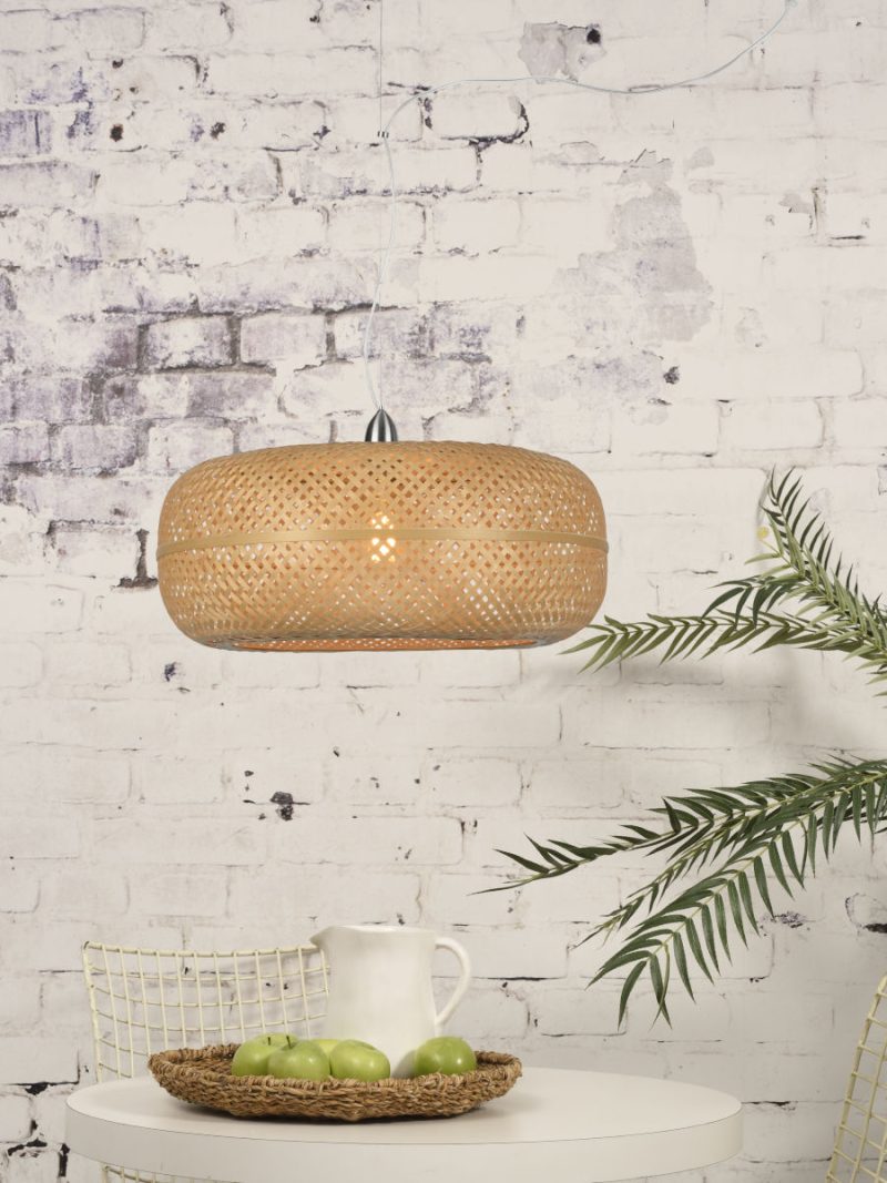 Naturel bamboe bohemian hanglamp GOOD&MOJO Palawan - Afbeelding 2