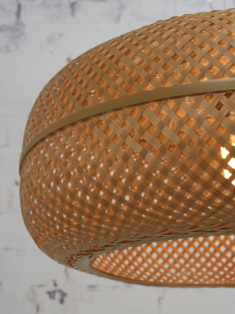 Naturel bamboe bohemian hanglamp GOOD&MOJO Palawan - Afbeelding 3
