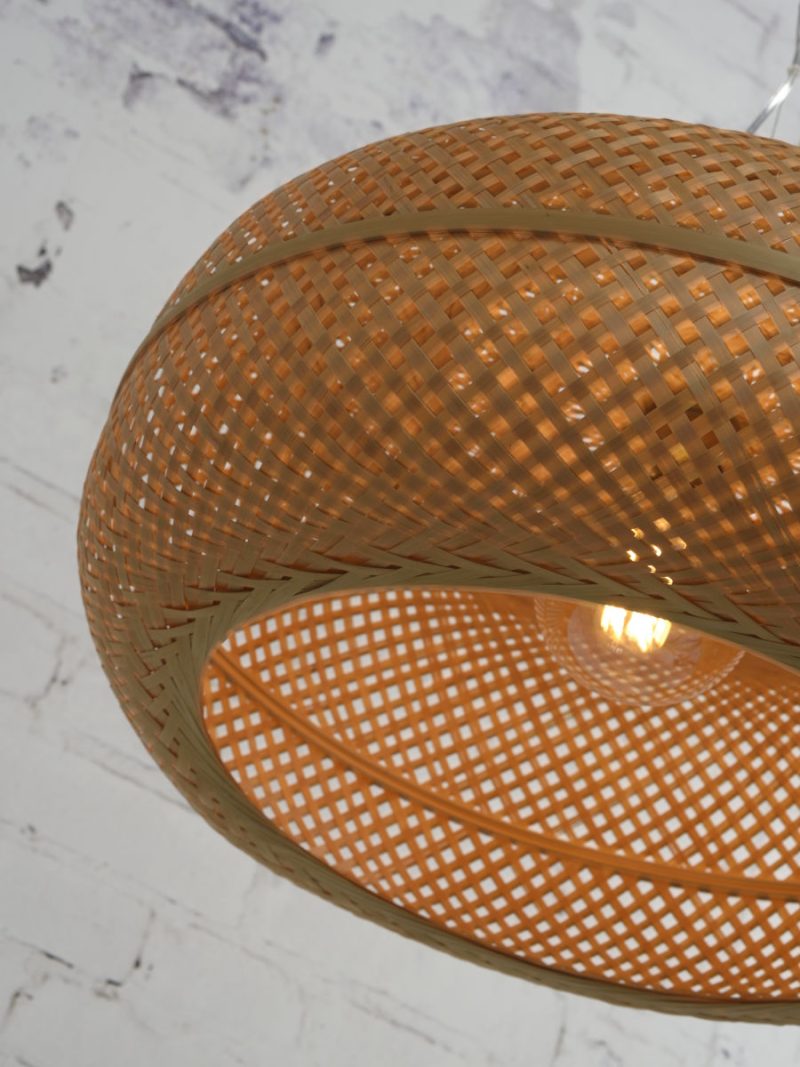 Naturel bamboe bohemian hanglamp GOOD&MOJO Palawan - Afbeelding 6