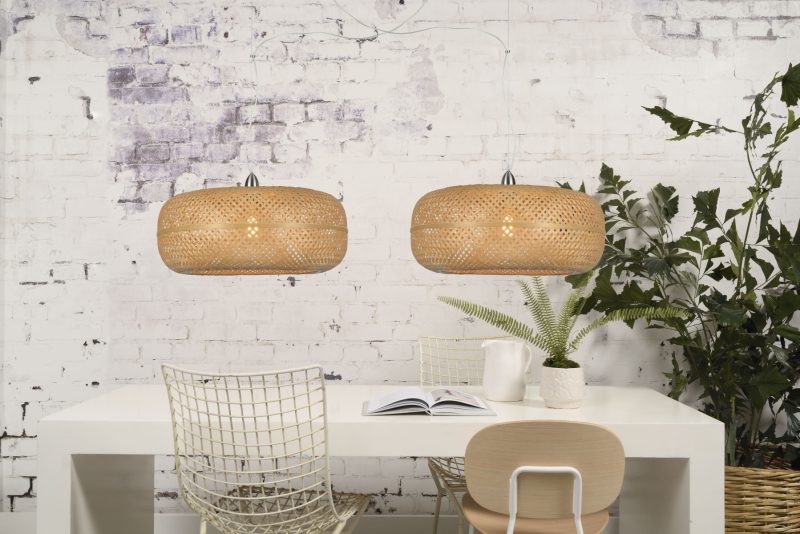 Naturel bamboe bohemian hanglamp GOOD&MOJO Palawan - Afbeelding 9