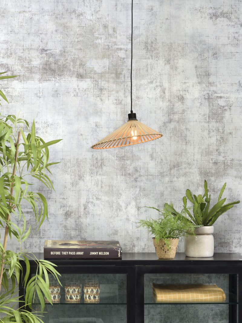 Naturel-bamboe bohemian zwarte hanglamp GOOD&MOJO Bromo - Afbeelding 8