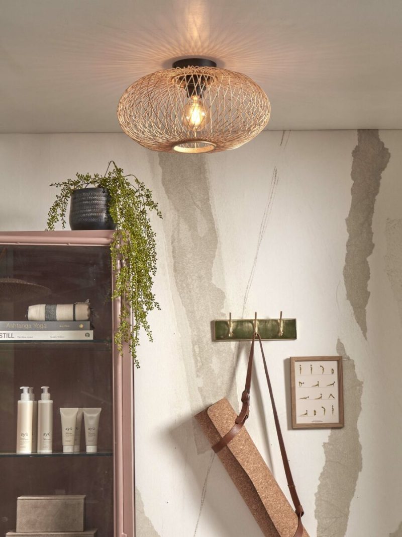 Naturel bamboe bohemien plafonnière GOOD&MOJO Cango - Afbeelding 2