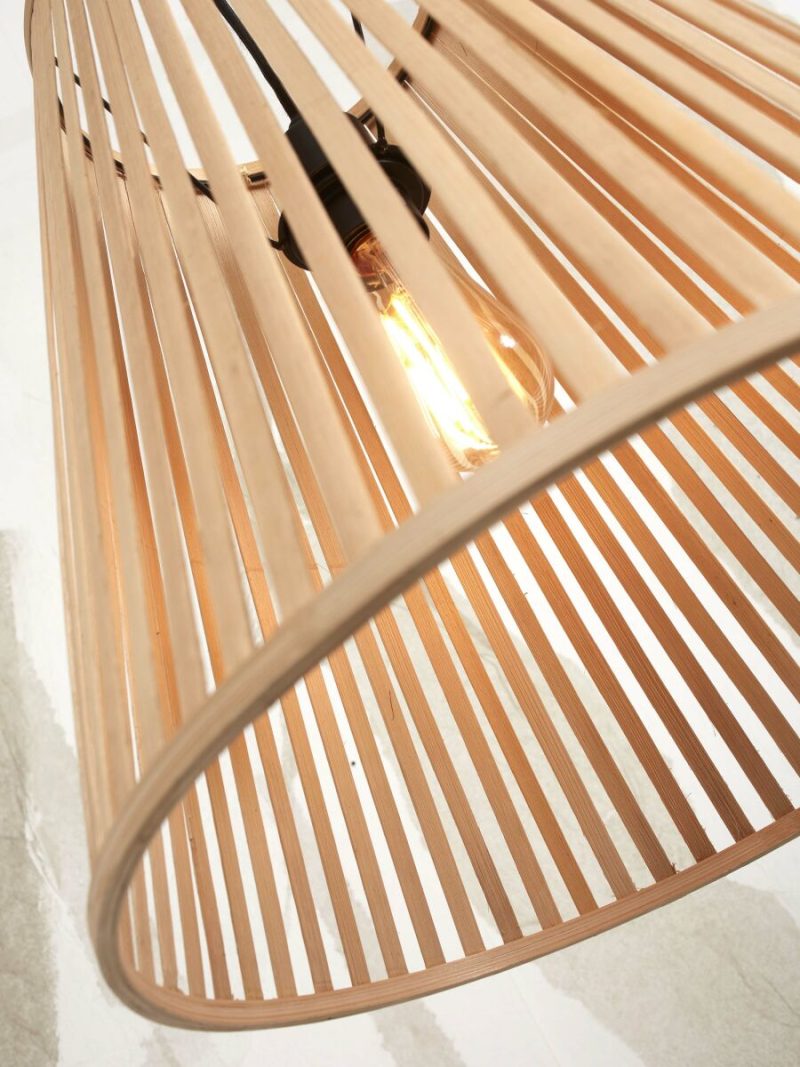 Naturel bamboe hanglamp conisch GOOD&MOJO Merapi - Afbeelding 12