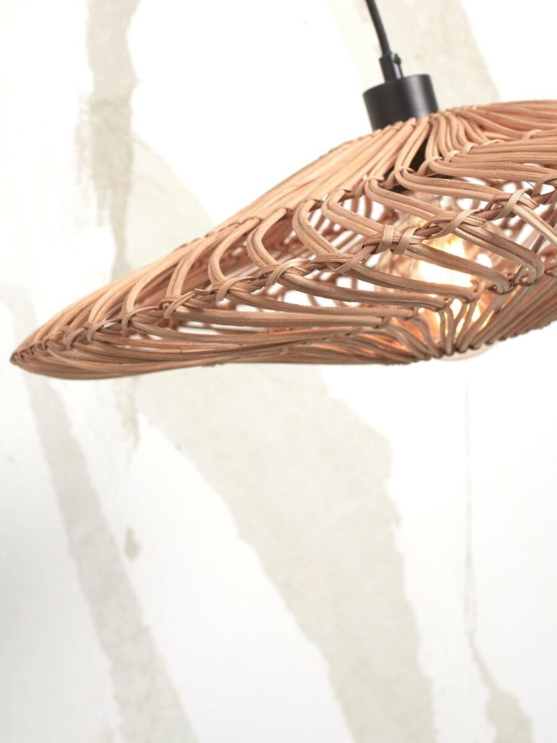 Naturel bamboe-rotan vloerlamp bohemian GOOD&MOJO Zanzibar - Afbeelding 6