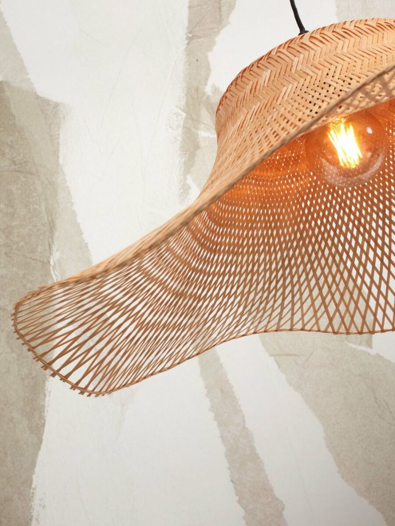 Naturel bamboe vloerlamp bohemian GOOD&MOJO Ibiza - Afbeelding 4