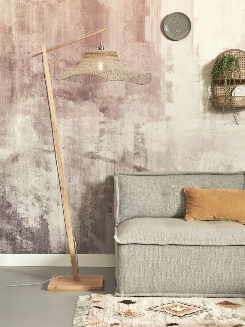 Naturel bamboe vloerlamp bohemian GOOD&MOJO Ibiza - Afbeelding 5