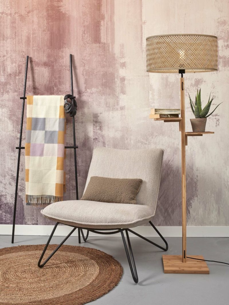 Naturel bamboe vloerlamp bohemian GOOD&MOJO Java - Afbeelding 5