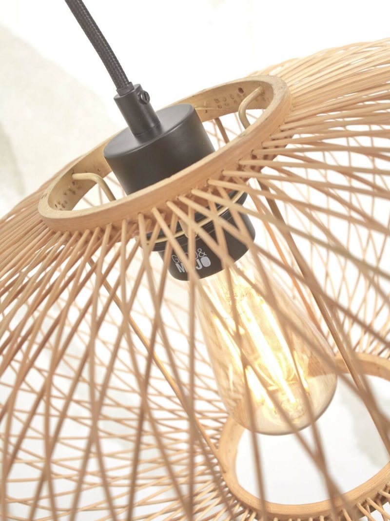 Naturel bamboe vloerlamp bohemien GOOD&MOJO Cango - Afbeelding 4