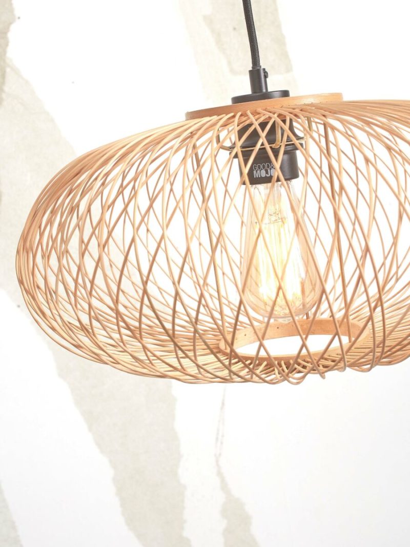 Naturel bamboe vloerlamp bohemien GOOD&MOJO Cango - Afbeelding 6