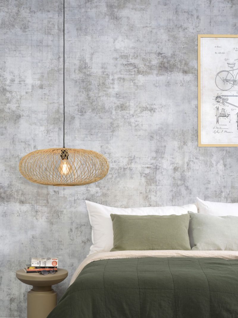 Naturel-bamboe zwarte bohemian hanglamp GOOD&MOJO Cango - Afbeelding 11