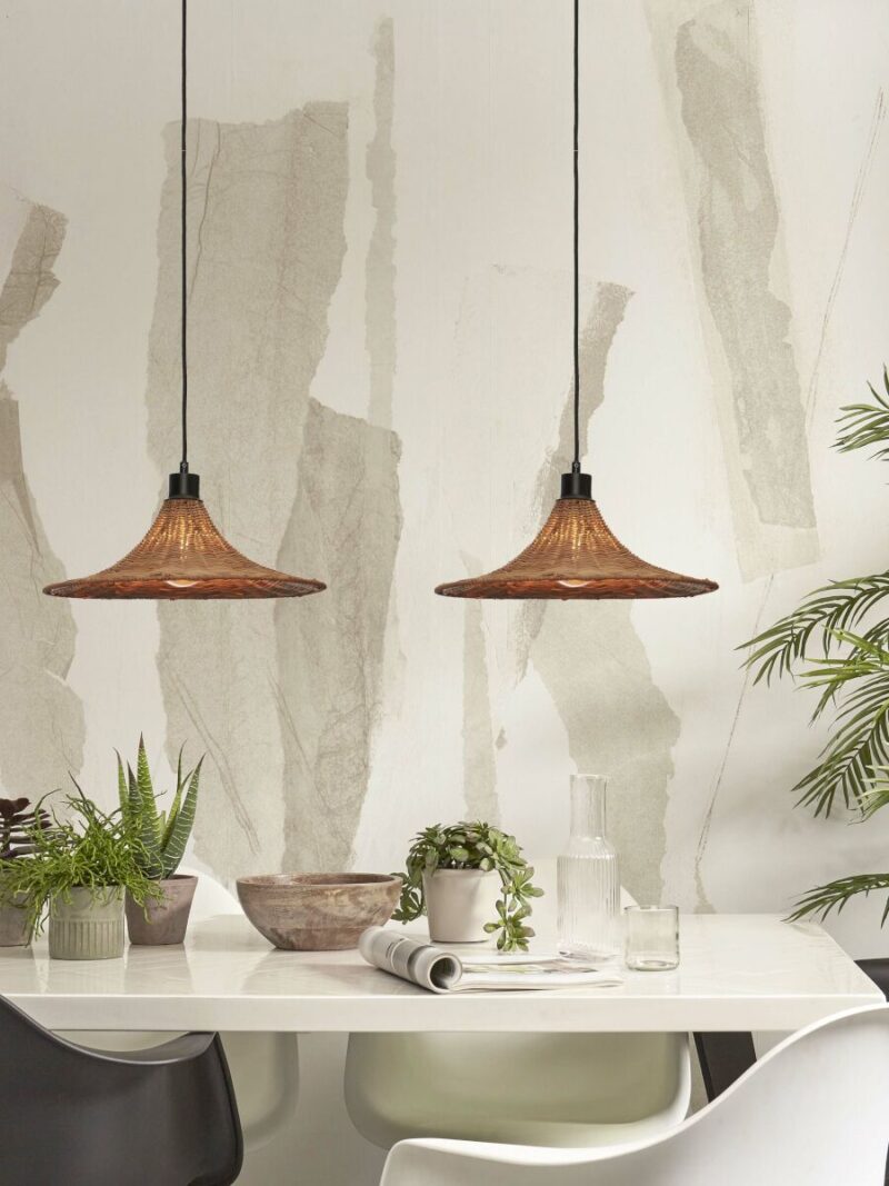 Naturel boheemse hanglamp rotan GOOD&MOJO Borabora - Afbeelding 5