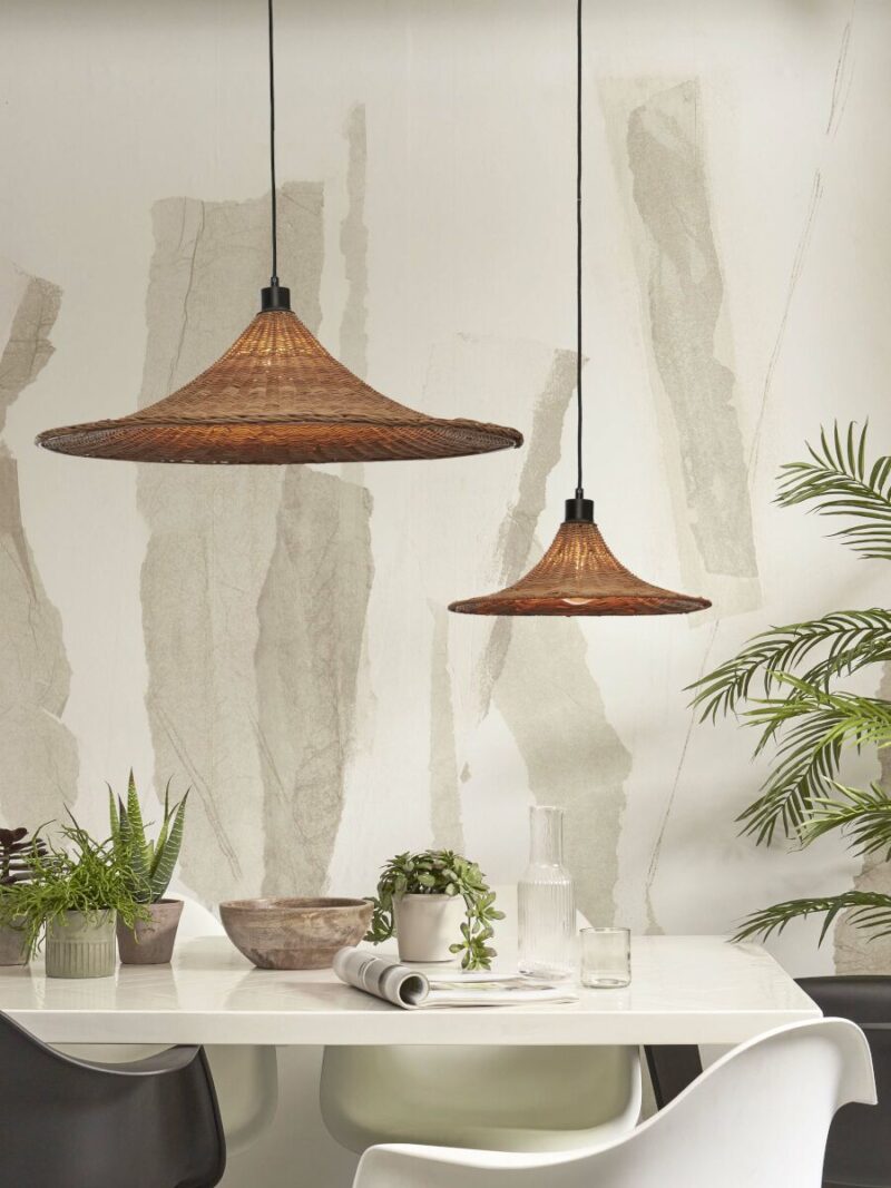 Naturel boheemse hanglamp rotan GOOD&MOJO Borabora - Afbeelding 8