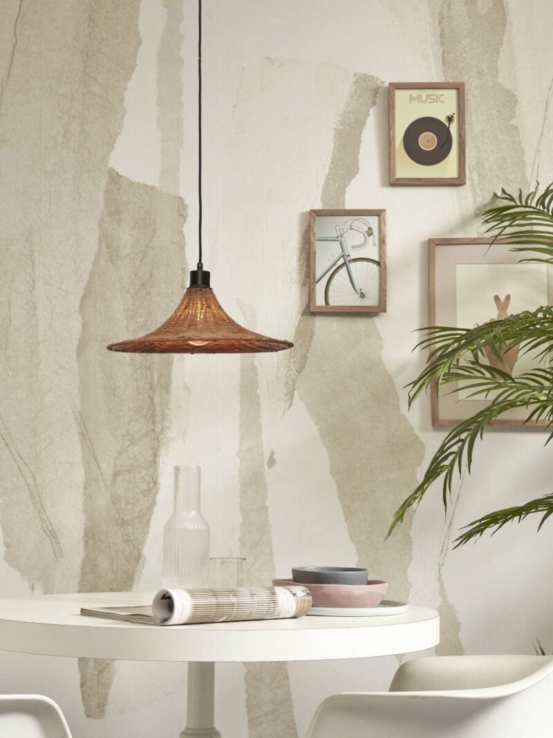 Naturel boheemse hanglamp rotan GOOD&MOJO Borabora - Afbeelding 9