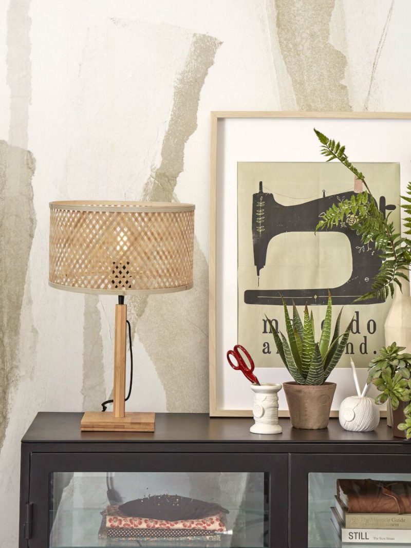 Naturel bohemian bamboe tafellamp GOOD&MOJO Java - Afbeelding 2