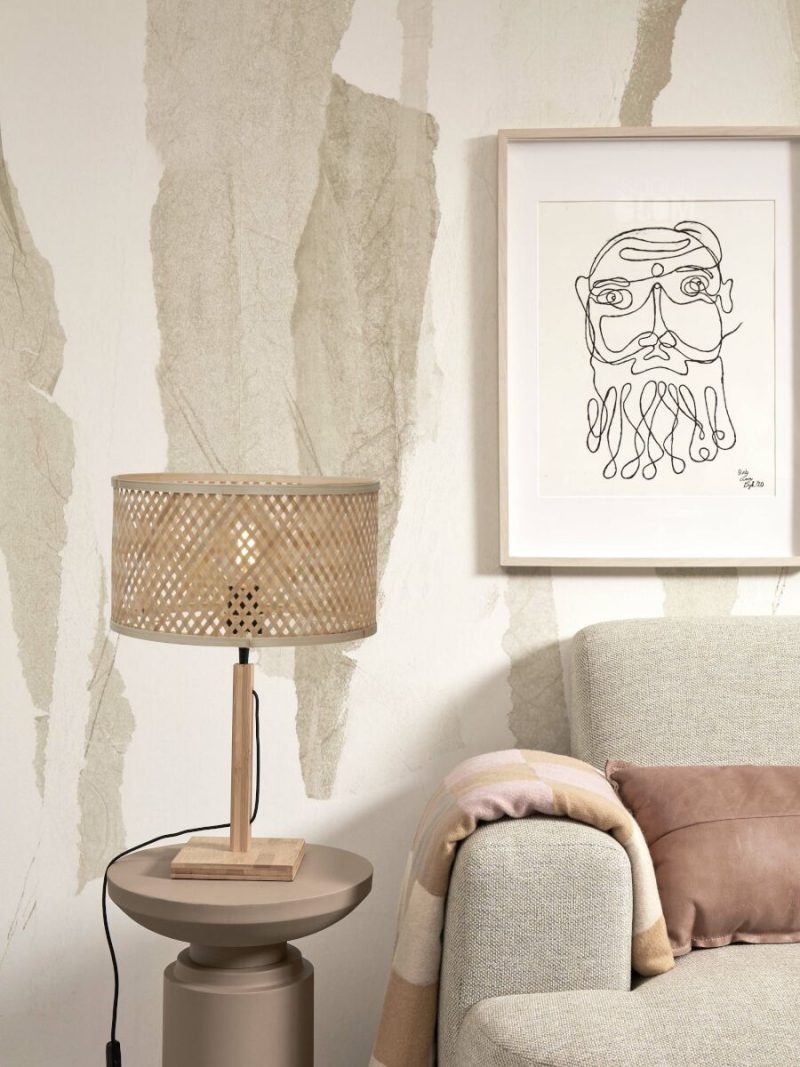 Naturel bohemian bamboe tafellamp GOOD&MOJO Java - Afbeelding 5