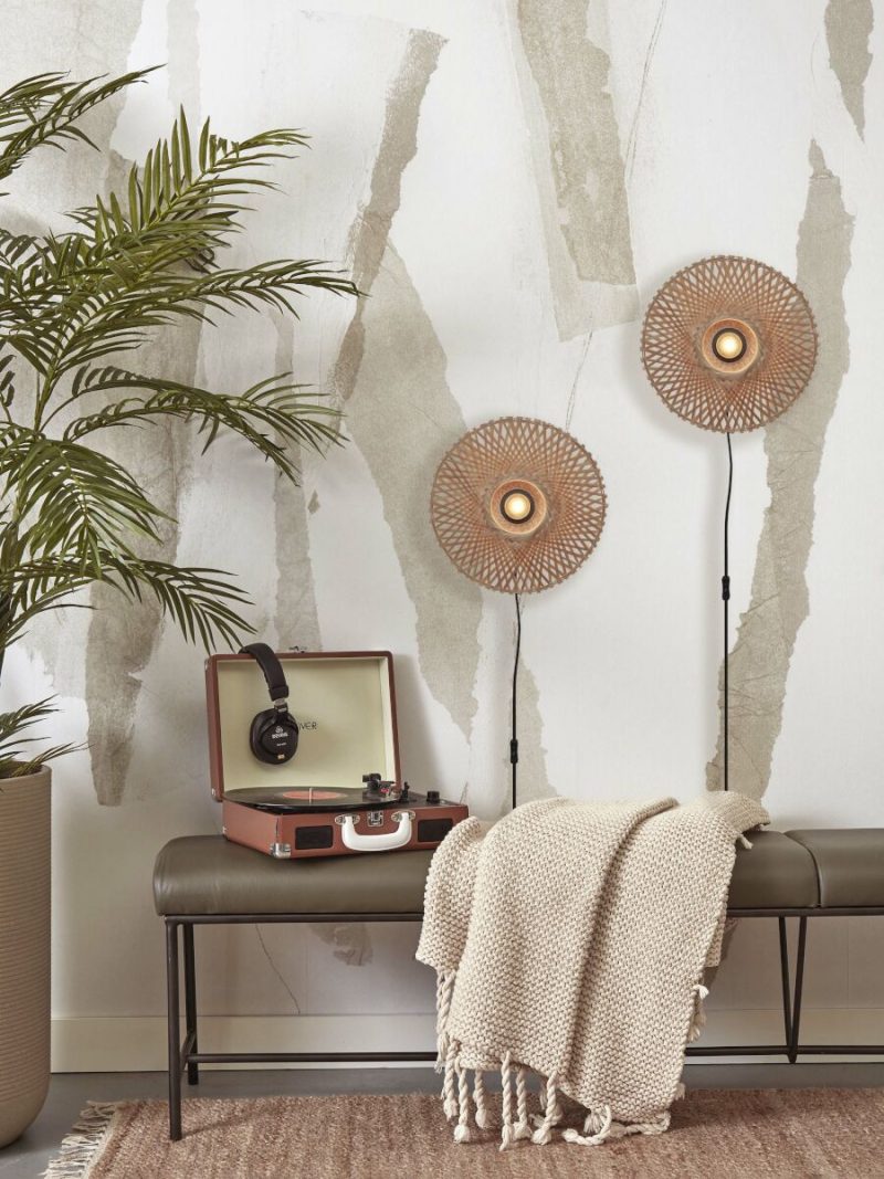 Naturel bohemian bamboe wandlamp XS GOOD&MOJO Kalimantan - Afbeelding 12