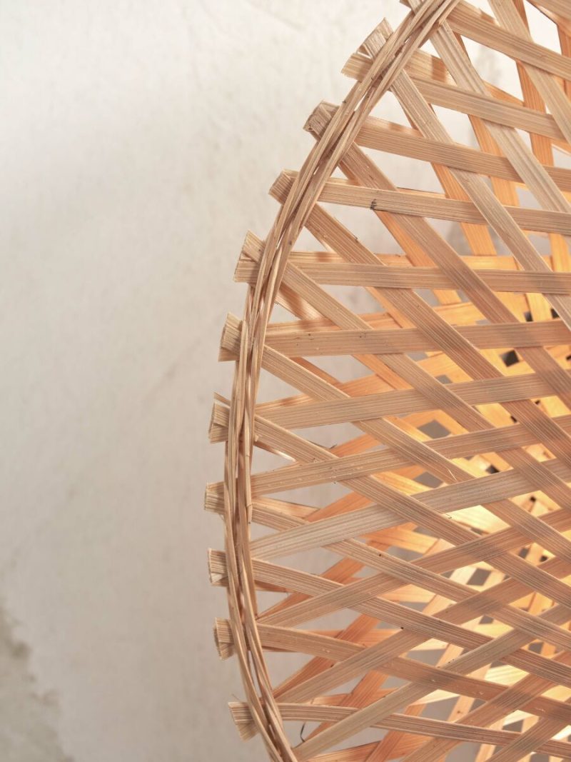 Naturel bohemian bamboe wandlamp XS GOOD&MOJO Kalimantan - Afbeelding 7