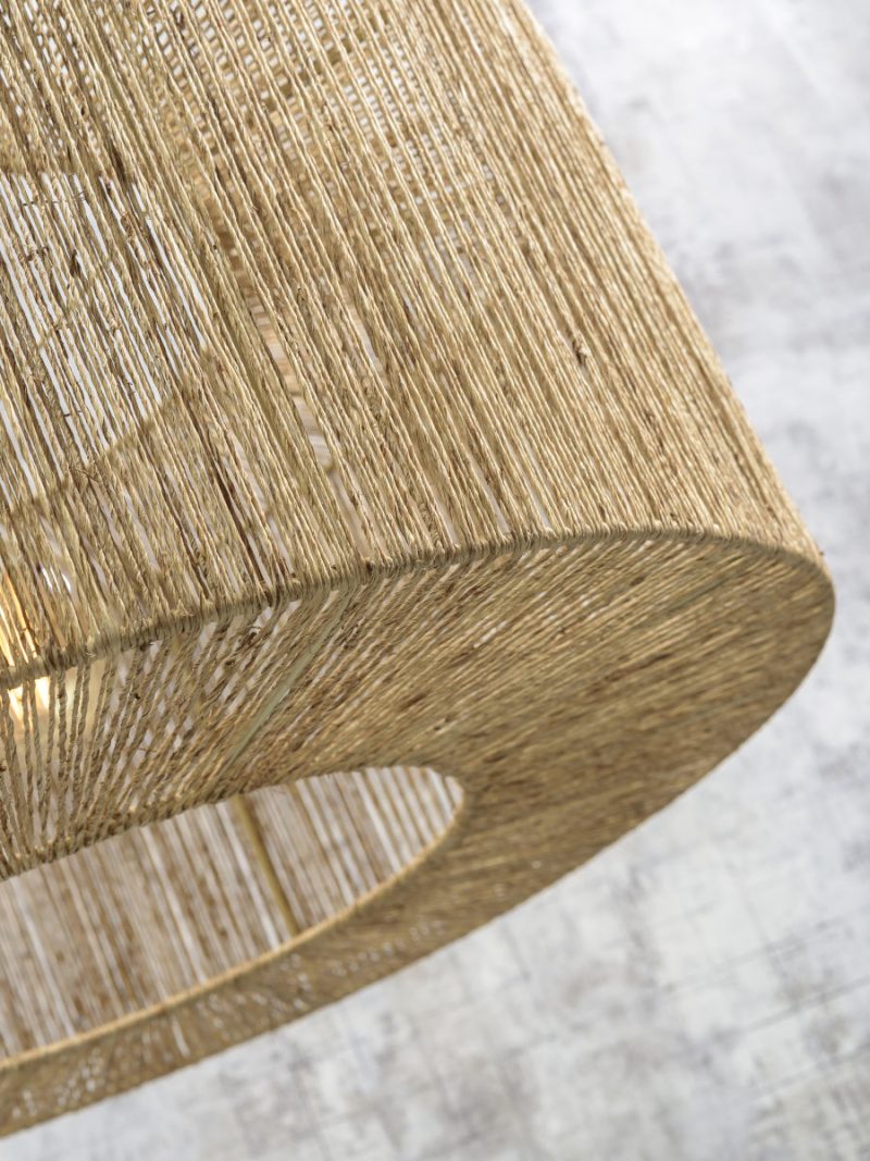 Naturel bohemian vloerlamp riet bamboe GOOD&MOJO Iguazu - Afbeelding 5