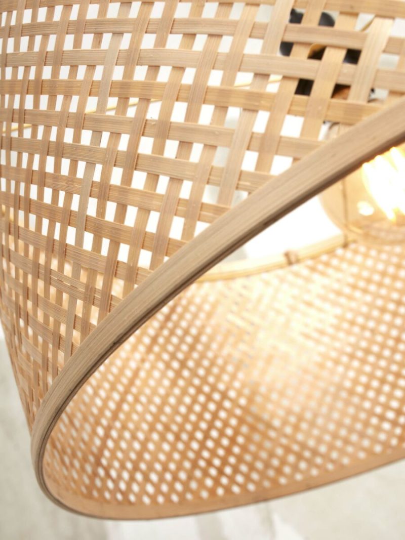 Naturel bohemien bamboe vloerlamp GOOD&MOJO Java - Afbeelding 4