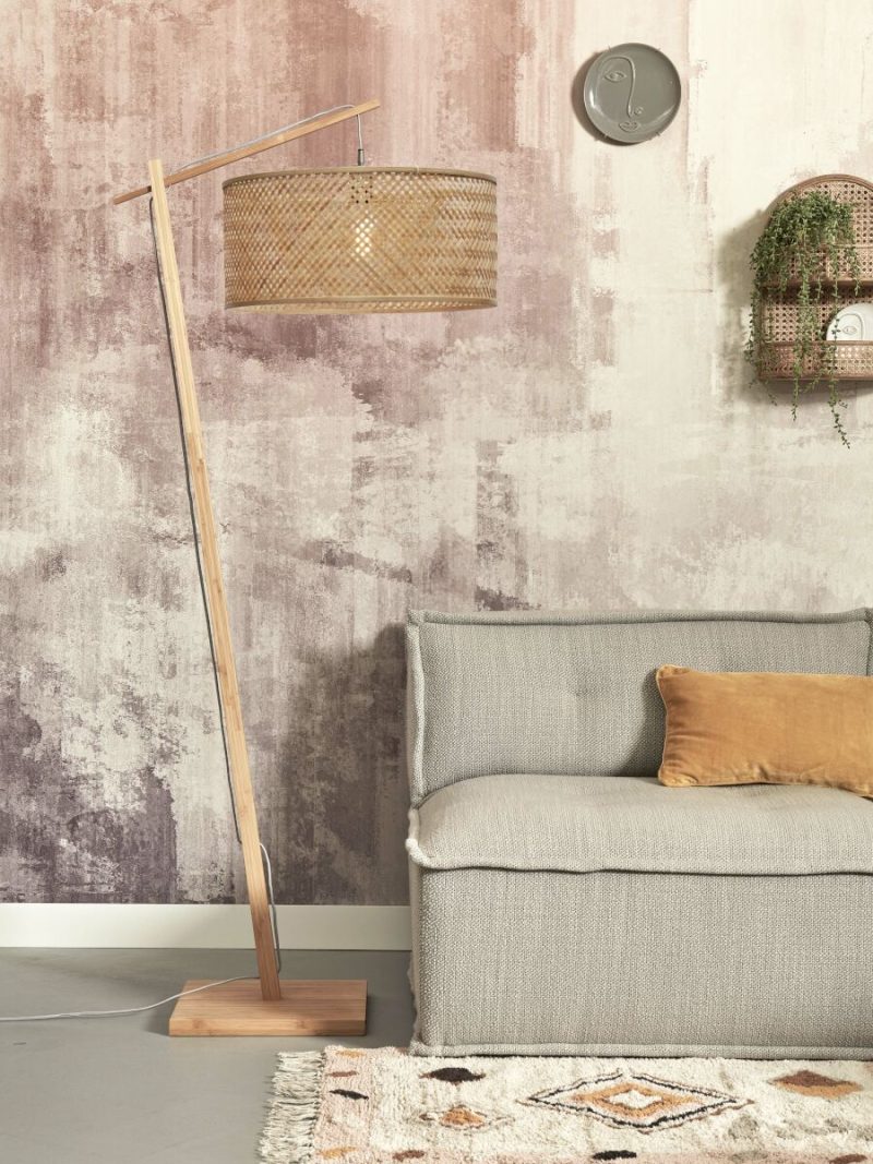 Naturel bohemien bamboe vloerlamp GOOD&MOJO Java - Afbeelding 5