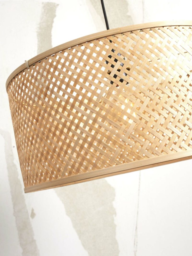 Naturel bohemien bamboe vloerlamp GOOD&MOJO Java - Afbeelding 6