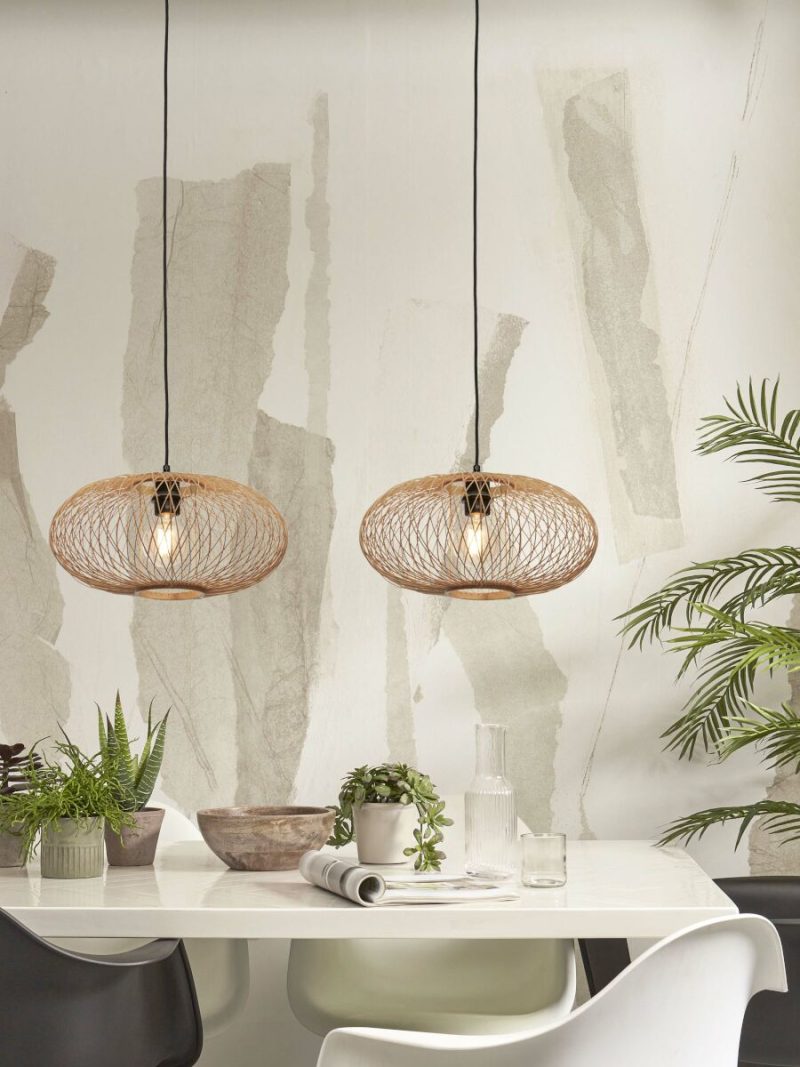 Naturel bohemien hanglamp bamboe GOOD&MOJO Cango - Afbeelding 5