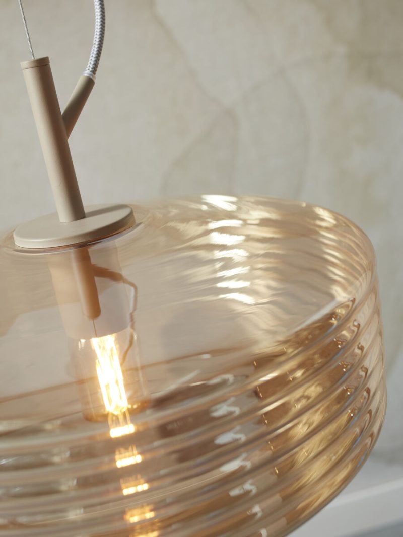 Naturel glazen hanglamp klassiek It's About RoMi Verona - Afbeelding 4