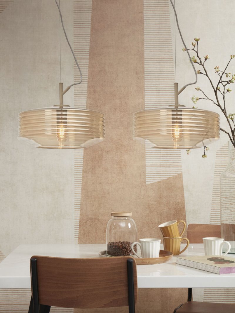 Naturel glazen hanglamp klassiek It's About RoMi Verona - Afbeelding 9