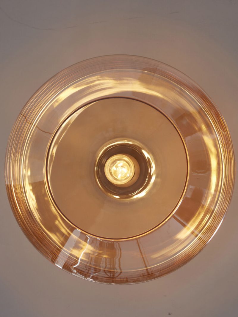 Naturel glazen metalen plafonnière klassiek It's About RoMi Verona - Afbeelding 5