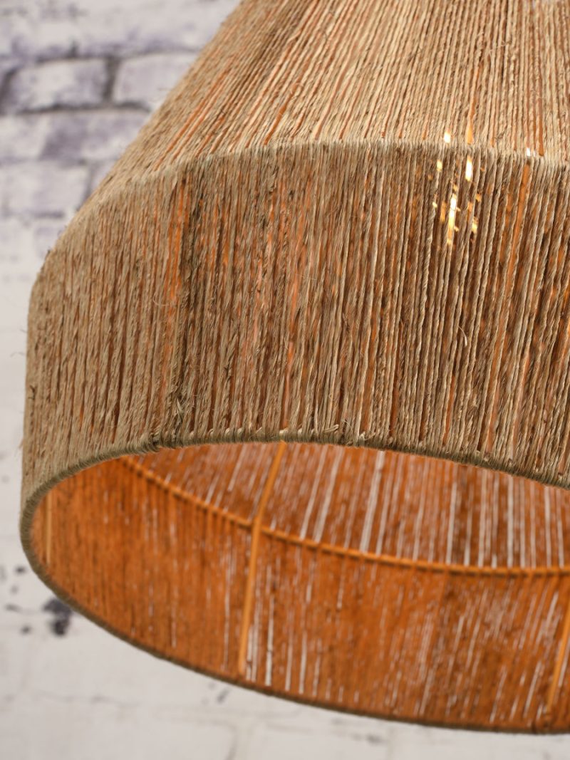 Naturel riet bohemian hanglamp zwart GOOD&MOJO Iguazu - Afbeelding 3