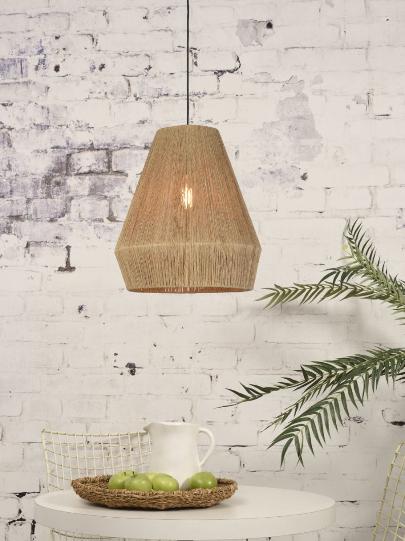 Naturel-rieten hanglamp bohemian zwart GOOD&MOJO Iguazu - Afbeelding 11
