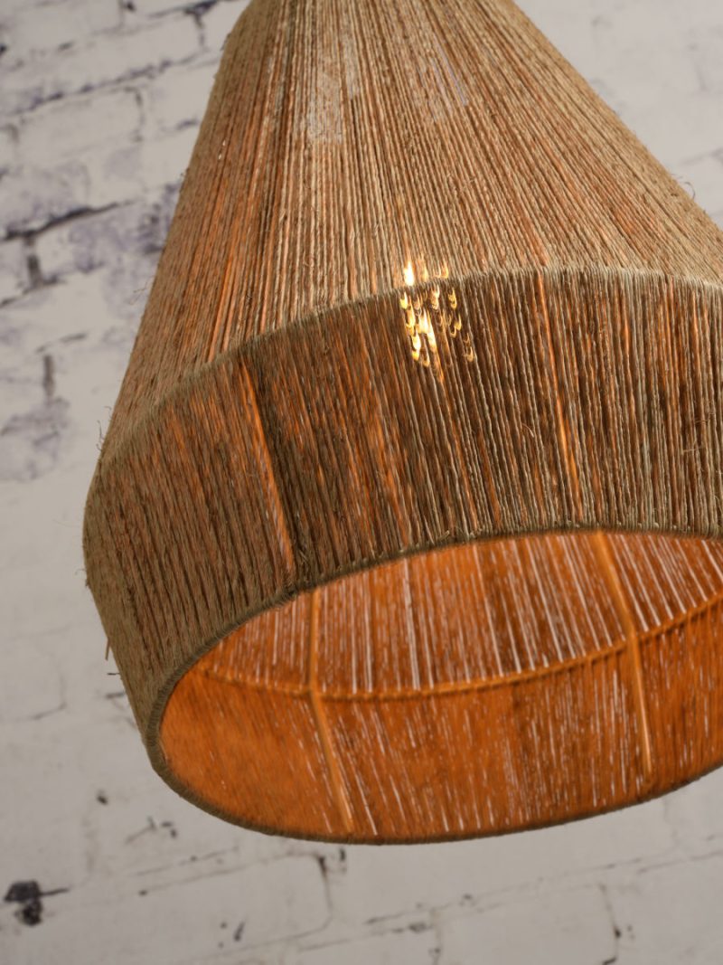 Naturel-rieten hanglamp bohemian zwart GOOD&MOJO Iguazu - Afbeelding 8