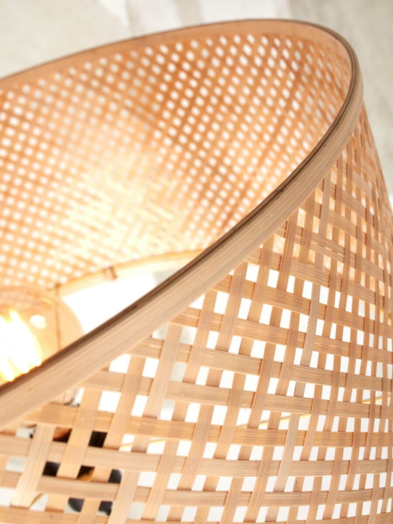Naturel ronde bohemian vloerlamp GOOD&MOJO Java - Afbeelding 4