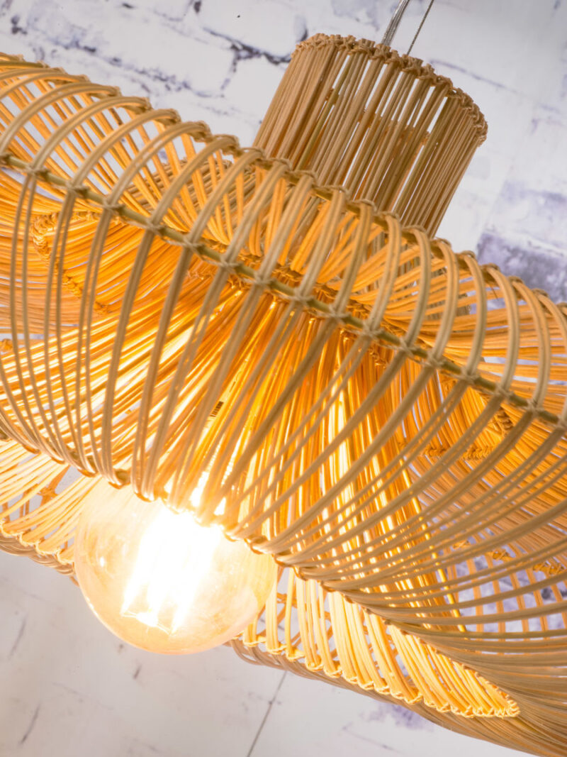 Naturel rotan bohemian hanglampen GOOD&MOJO Kalahari - Afbeelding 5